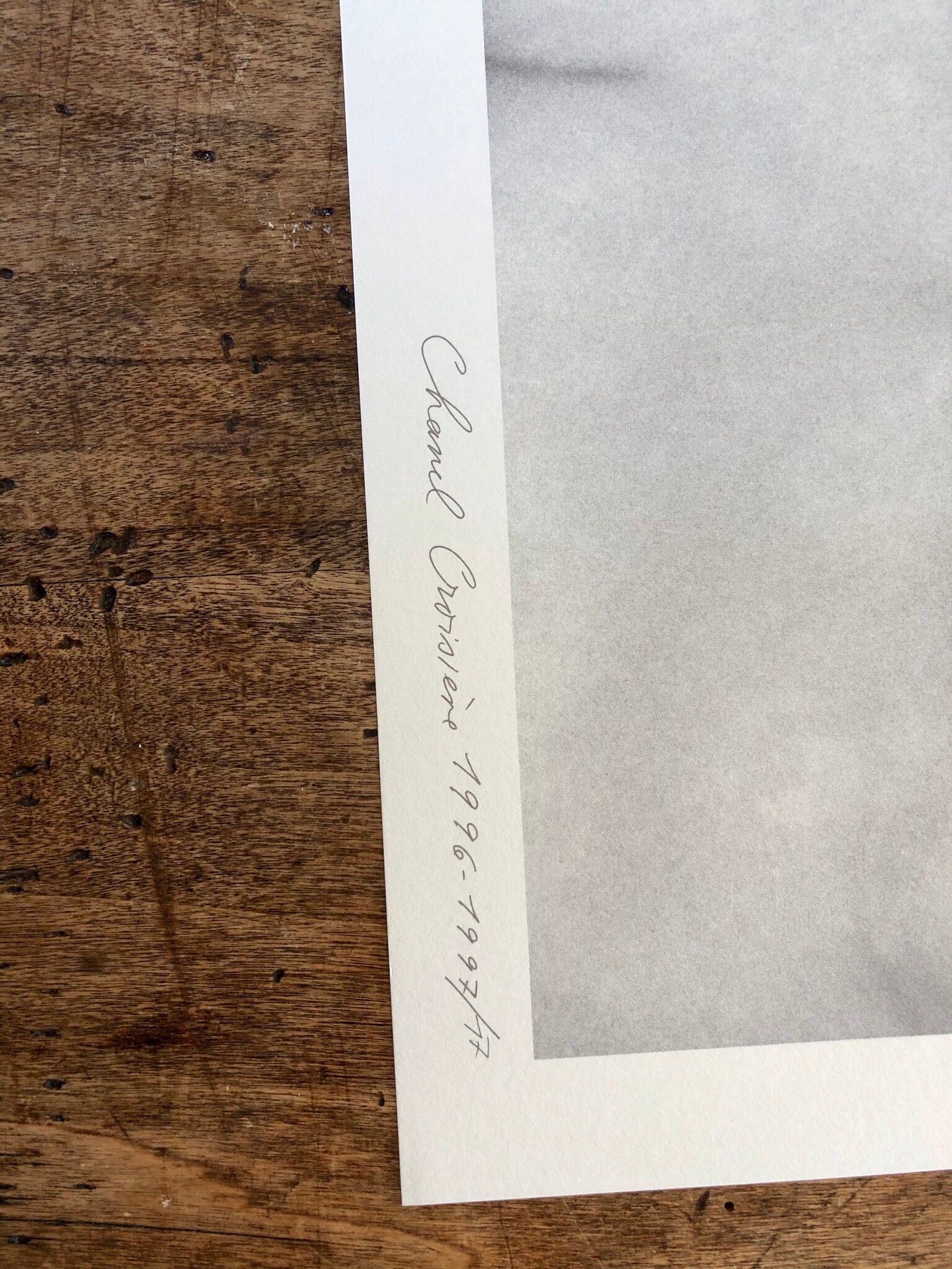 Chanel Photo by Karl Lagerfeld