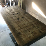 Industrial dining table