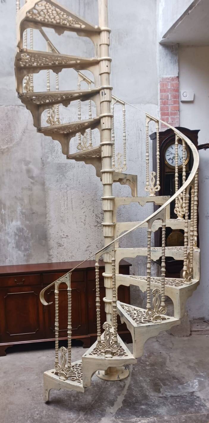 Cast iron spiral staircase 3m