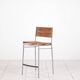 Tabouret de bar en aluminium laqué « Miss B » par Tito Agnoli