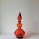 Italian red glass carafe