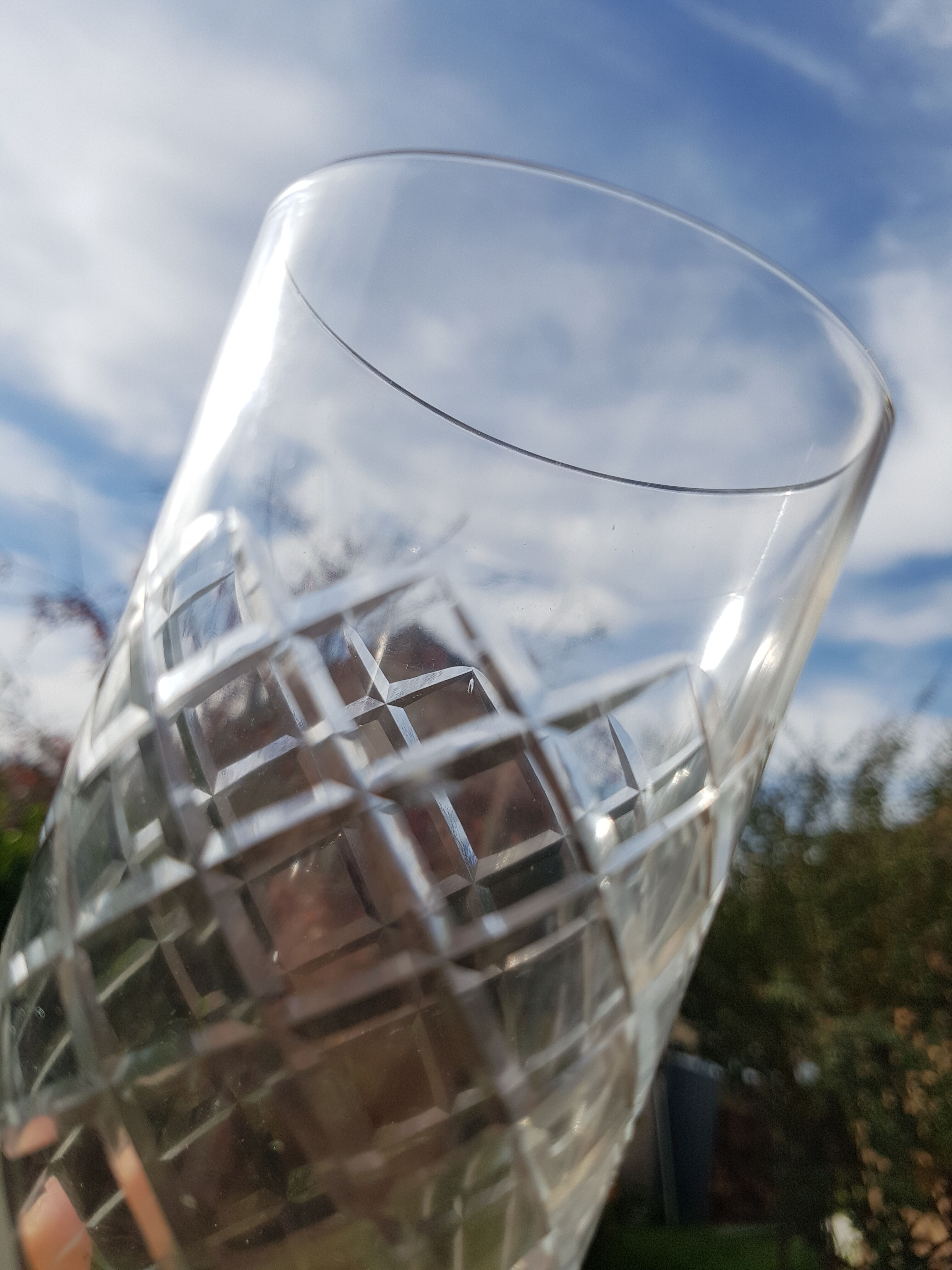 4 verres à orangeade gravés années 1960