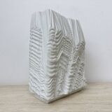 Rare Large Porcelain Rare White ‘Kaskade’ Vase – Martin Freyer for Rosentha