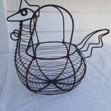 Old metal egg basket