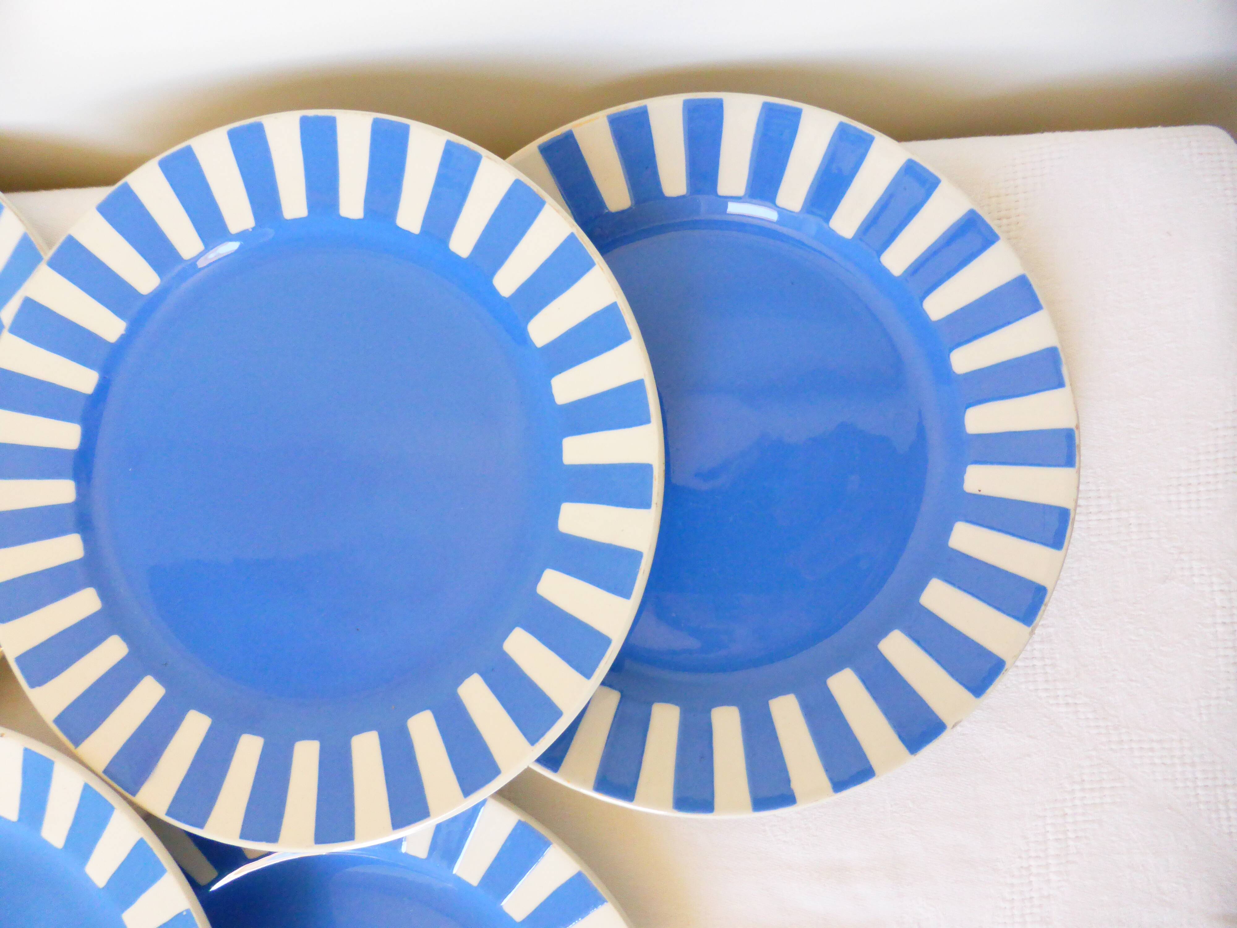 7 Sarreguemines dessert plates model Fox Trott 2106188