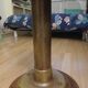 Solid teak and marine copper stool