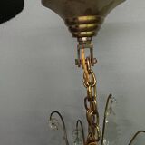 Old chandelier has the French with 8 branches