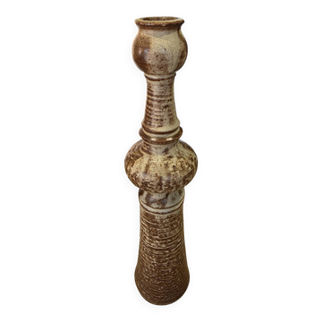 Large totem soliflore vase by Henry Cimal Saint-Paul 30 cm