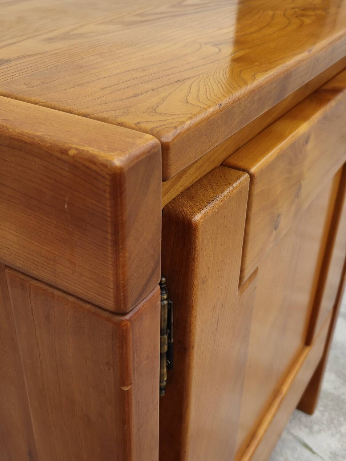 Maison Regain jam cupboard in vintage elm