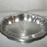 Lot de 2 plats ovales en inox