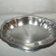 Lot de 2 plats ovales en inox
