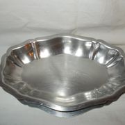 Lot de 2 plats ovales en inox
