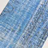 2x6 soft blue vintage runner rug, 53x198cm
