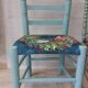 Chaise enfant restauree