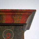 Painted folk art wardrobe, Central Europe, dated 1814.