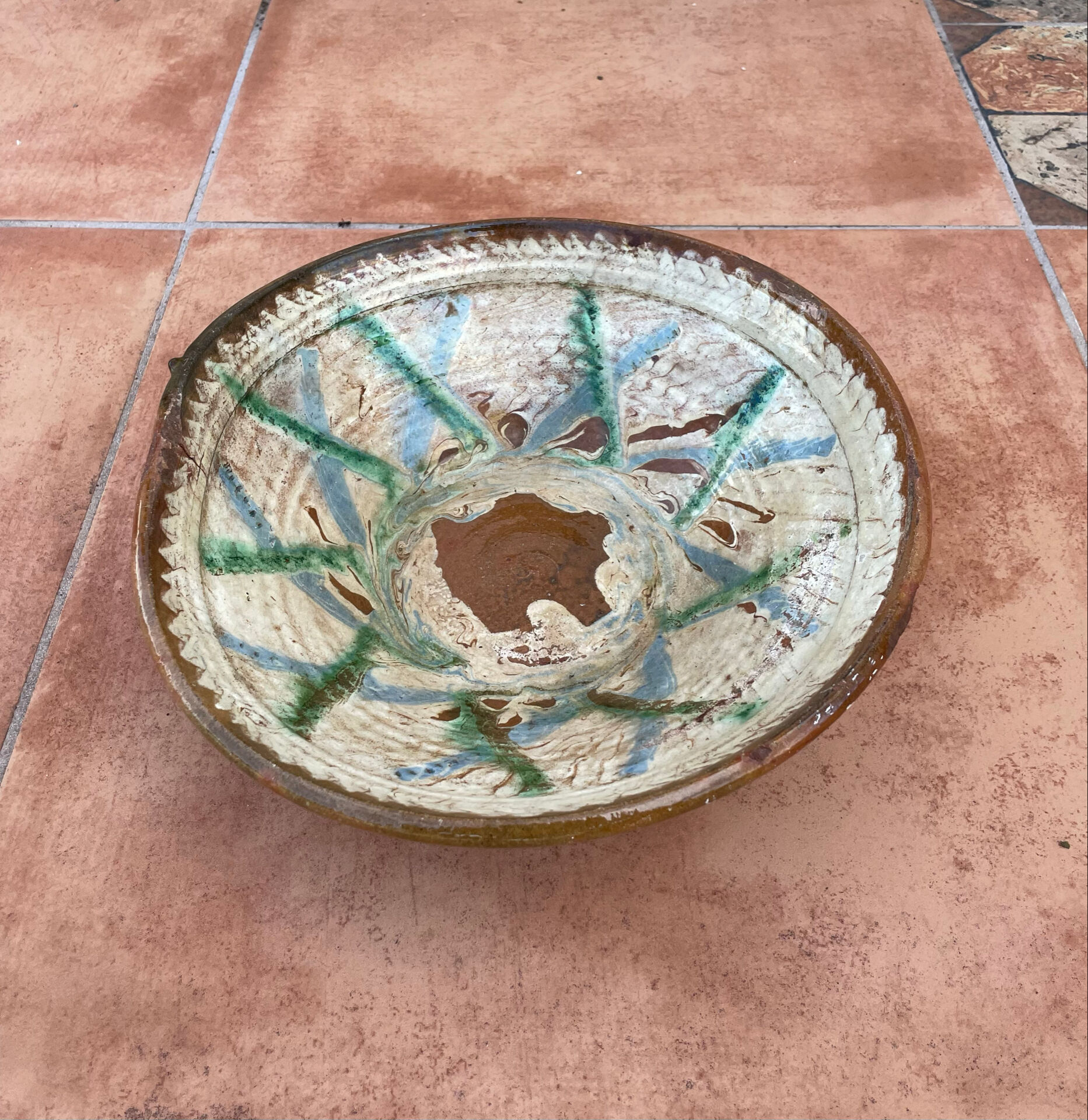 Spanish/Mediterranean ceramic bowl