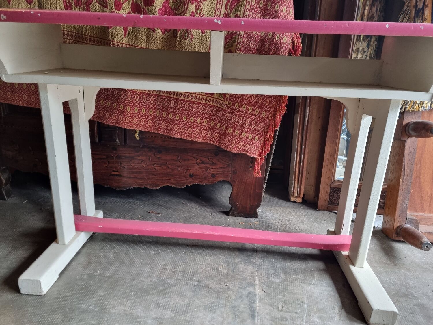 Wooden school desk early twentieth century