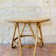 Bamboo and rattan side table circa 60's
