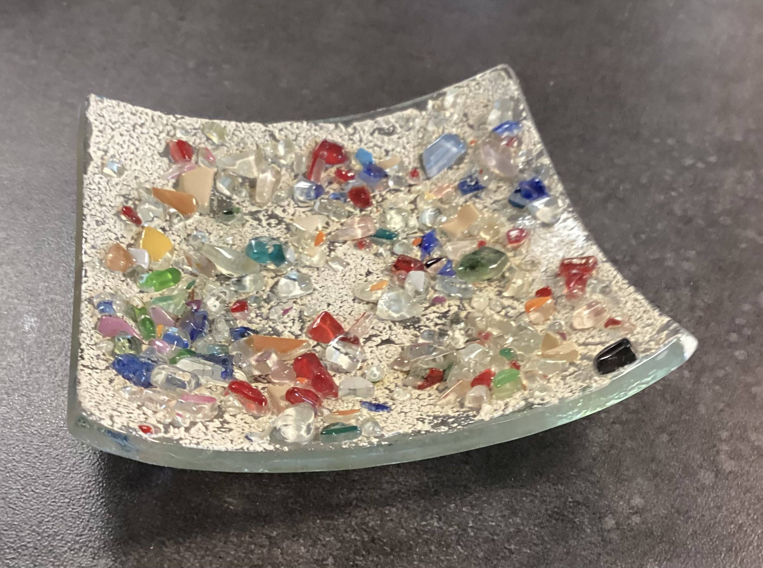 Murano Trinket Dish. Murano Vide Poche.