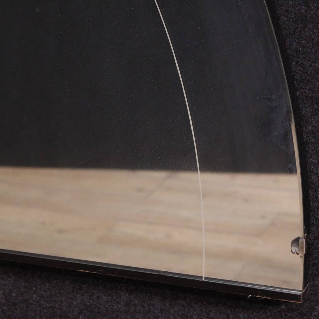Miroir en demi-lune italien du 20e siècle