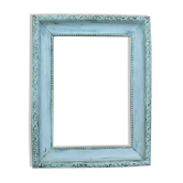 Patinated carved wooden frame from the late nineteenth century