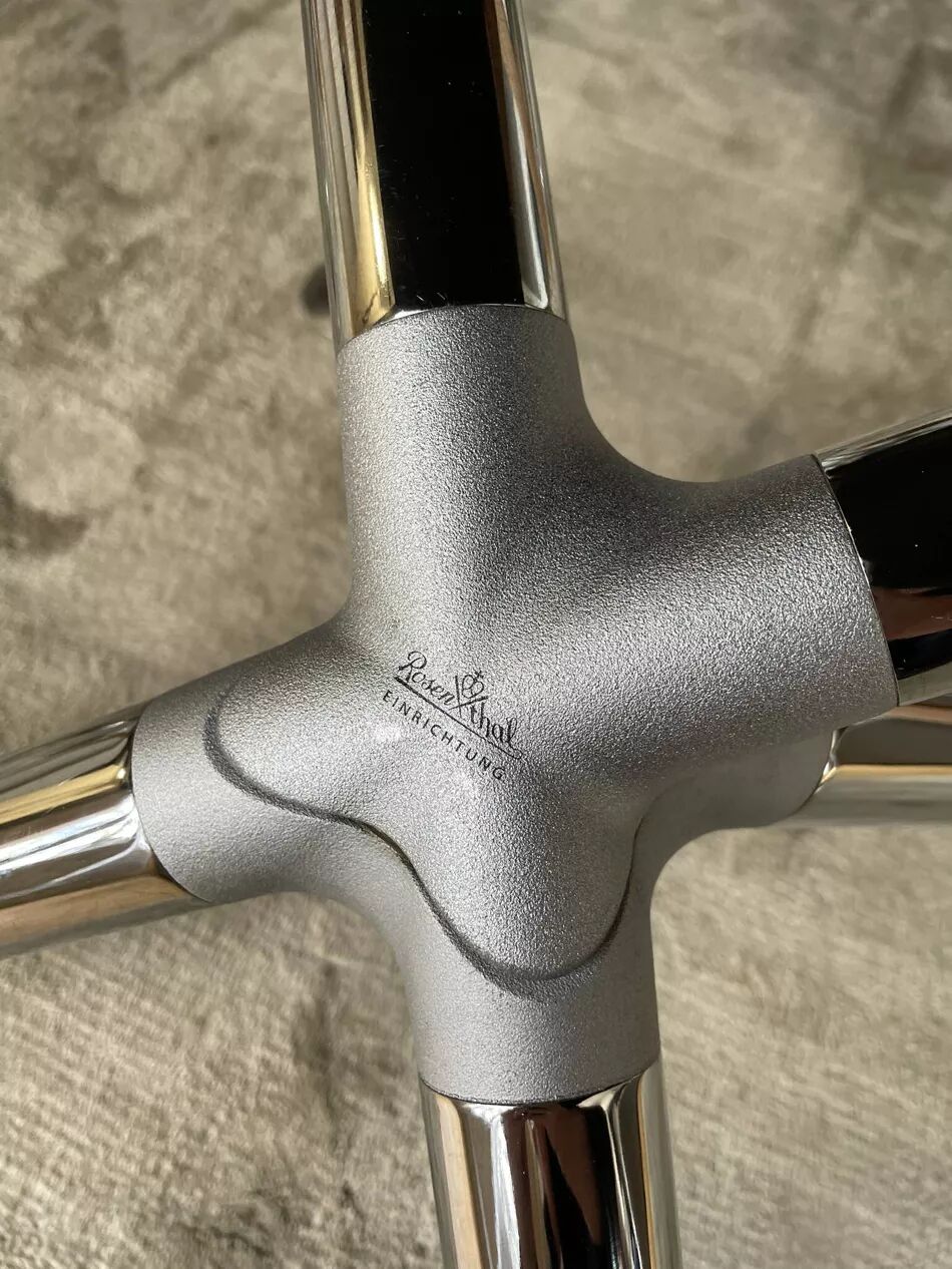 4 Herbert Ohl chairs for Rosenthal Einrichtung, 20th century.