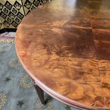 Round dining table Louis XVI style + 4 extensions