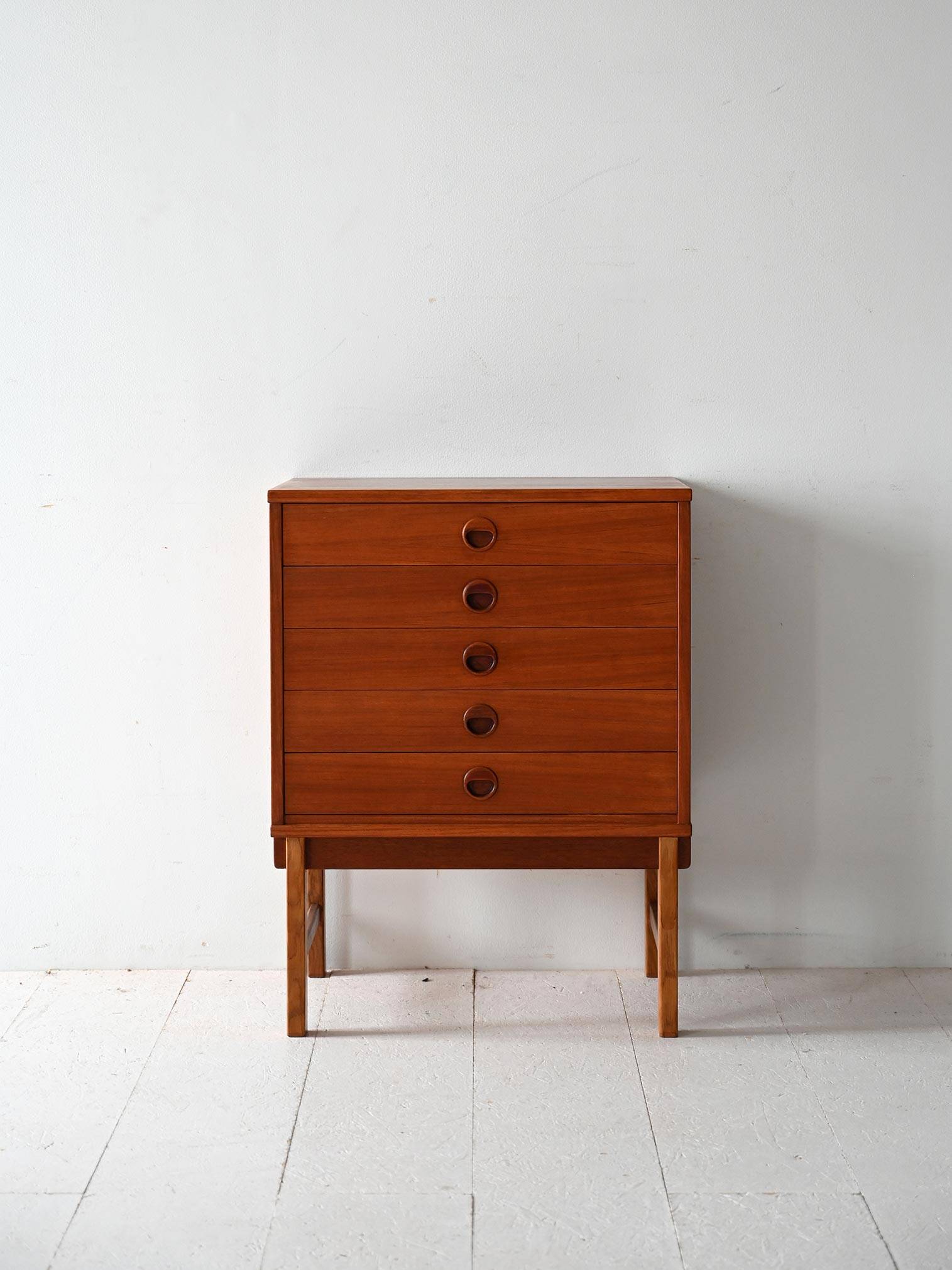 1950s/60s Scandinavian Teak Chest of Drawers