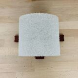 Scandinavian teak perspex wall light from the 60s