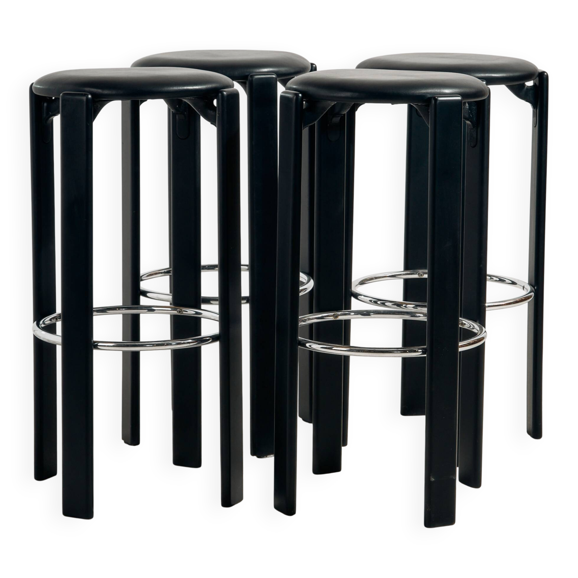 Tabouret de bar restauré par Bruno Rey pour Kusch & Co.