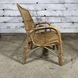 Rattan bench