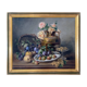 HST painting "Still life with roses and fruits" signed Maniere 1920