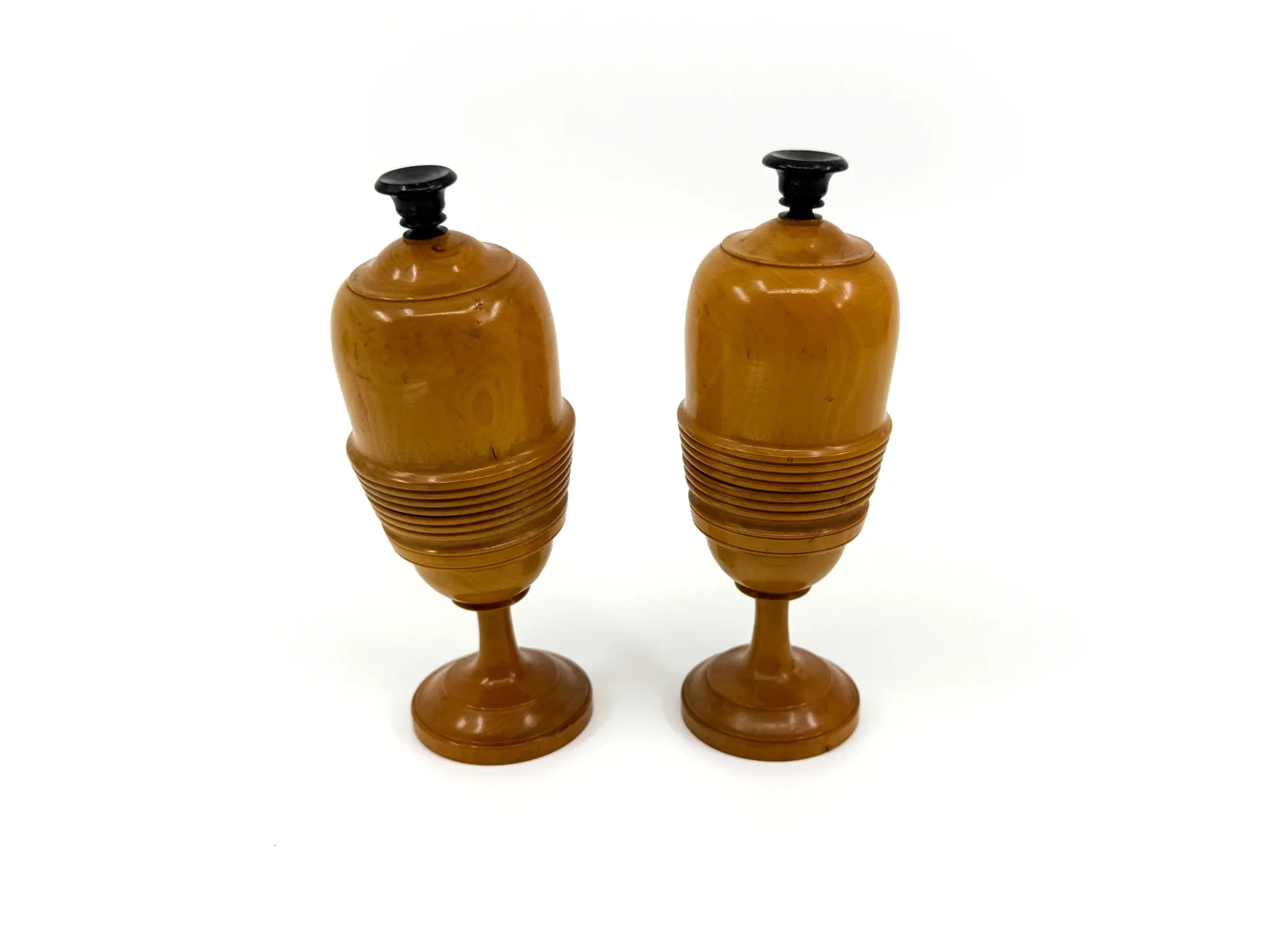 Magic trick vases • Turned boxwood • Napoleon III