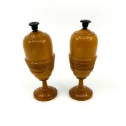 Magic trick vases • Turned boxwood • Napoleon III