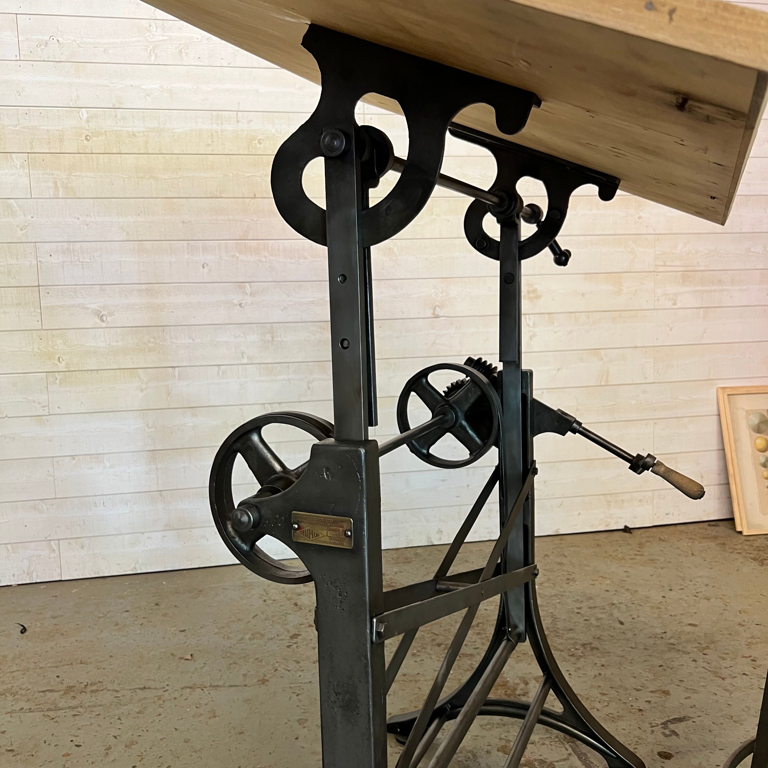 Drawing table Simplon Dargue Bros Ltd Halifax England 1930