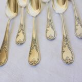 6 vintage silver metal tablespoons 2106265