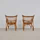 Rattan armchairs 1960s