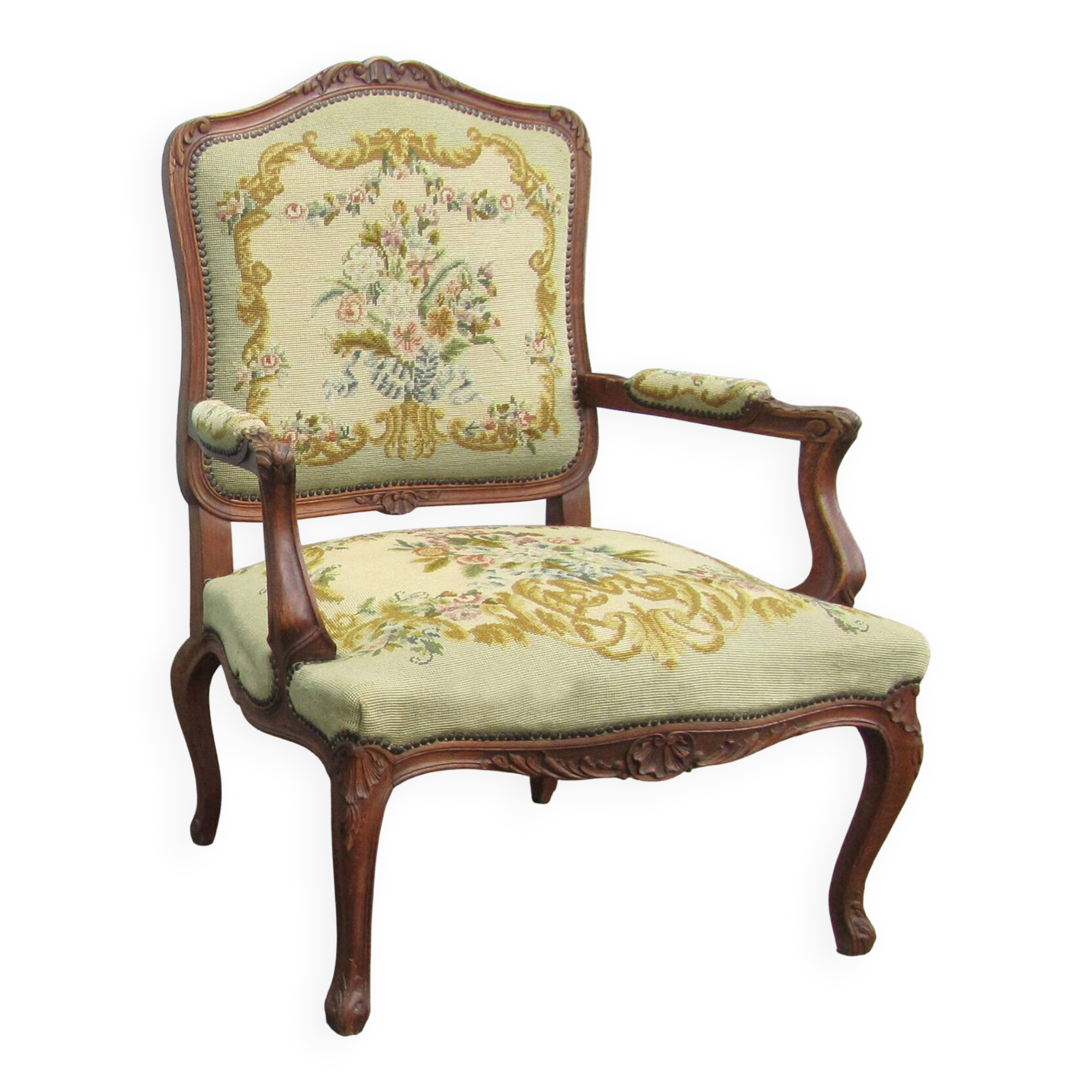 Fauteuil Armchair  d'époque Louis XV 18th Century