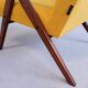 Mid Century Easy Chair Model B 310 Var in Yellow Tweed