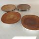 7 sandstone enamel dinner plates Sologne Porcelain