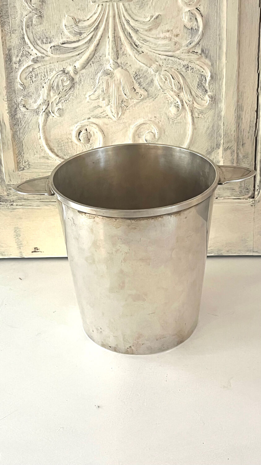 Rare Christofle Silver-Plated Champagne Bucket – Relais Plaza Paris