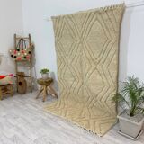 Handmade Moroccan Berber carpet 232 X 138 CM