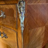 Louis XV style chest of drawers inlaid rosewood