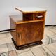 Ensemble de deux tables de nuit Art Déco, par Jindřich Halabala, années 1940, Tchécoslovaquie.