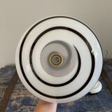 Vintage patterned opaline pendant lamp