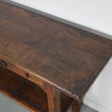 Console en chêne, France XIXe siècle