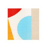 Collage on old paper - H711 - signed Eawy