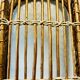 Vintage wicker bassinet