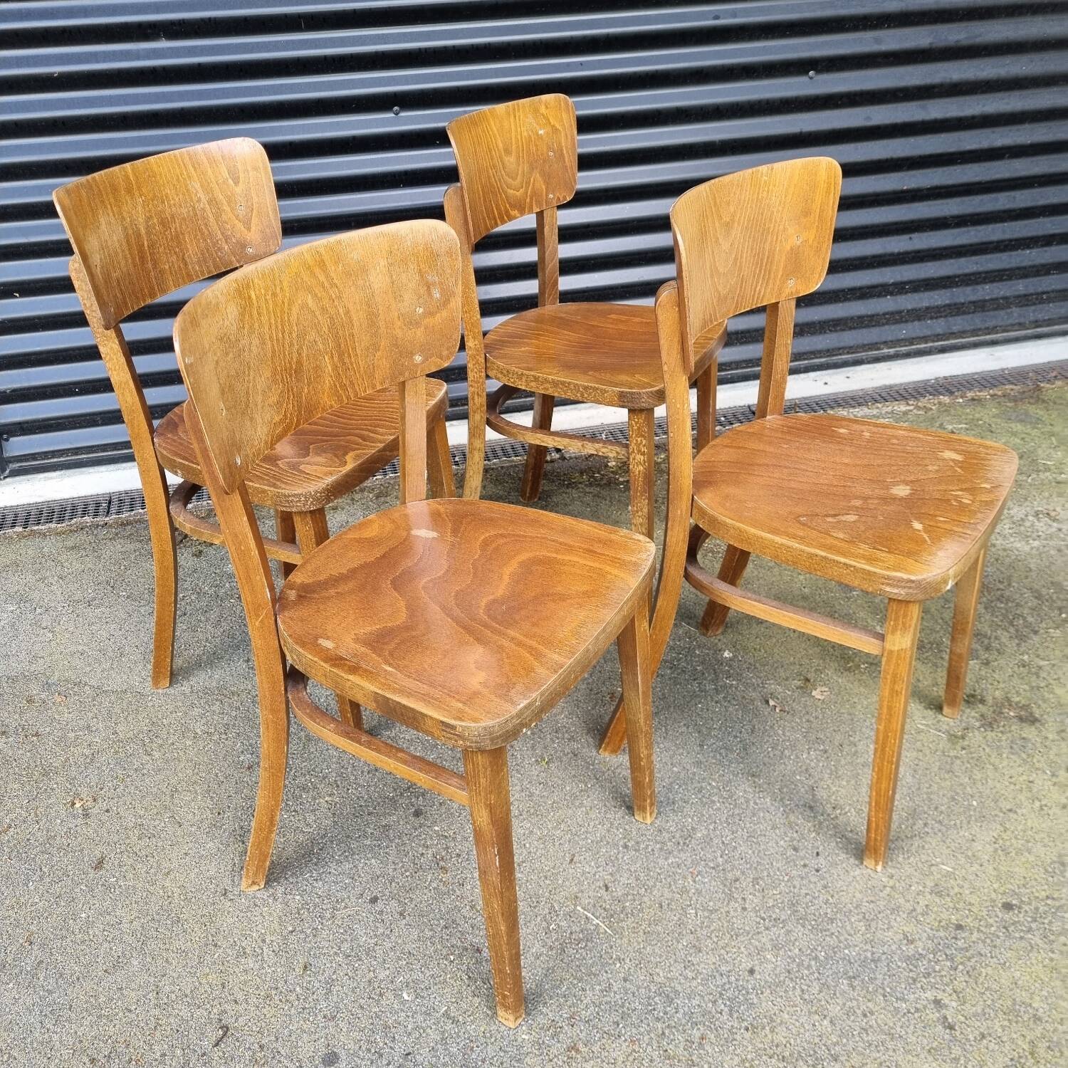 Thonet bistro chairs, Czechoslovakia