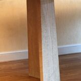 Table de salle à manger en travertin années 80